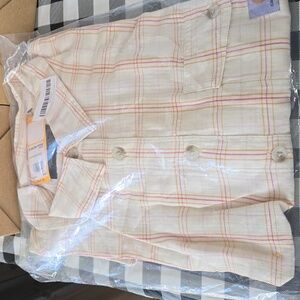 Carhartt Women's Loose Fit Leightweight Plaid Shirt 2X 20-22